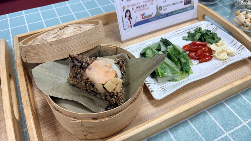 1顆粽子相當1個小便當  基隆醫院研發健康高纖粽