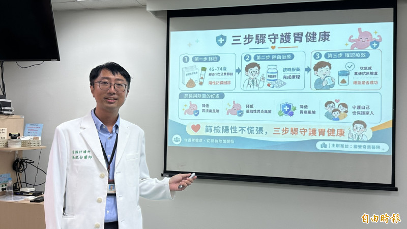 近9成胃癌關乎幽門螺旋桿菌感染 醫提3步驟:記得公費檢測