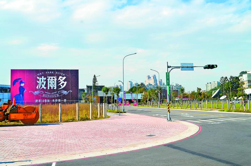 央北重劃區面積達39.8公頃，全為住宅區規劃、低密度開發。