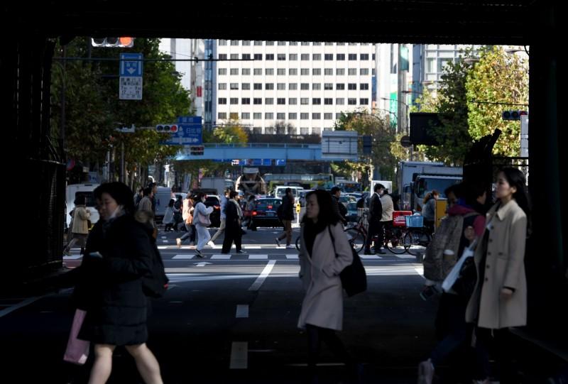 東京因金融機構、IT和遊戲企業的辦公室需求量漸增等因素，其辦公室空置率正下降。（法新社）