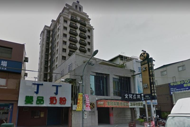 彰化市大樓建案「中正雲端」近日拍出，買家在一拍就出手。(翻攝Google街景圖)