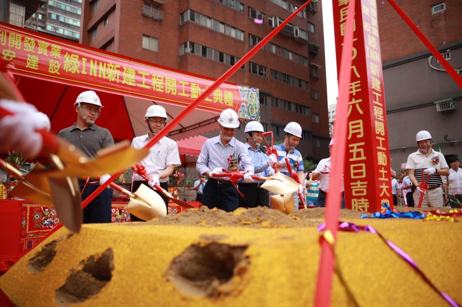 中和中安段危老都更案5日動土，房價上看90萬元。(新北市都市更新處提供)