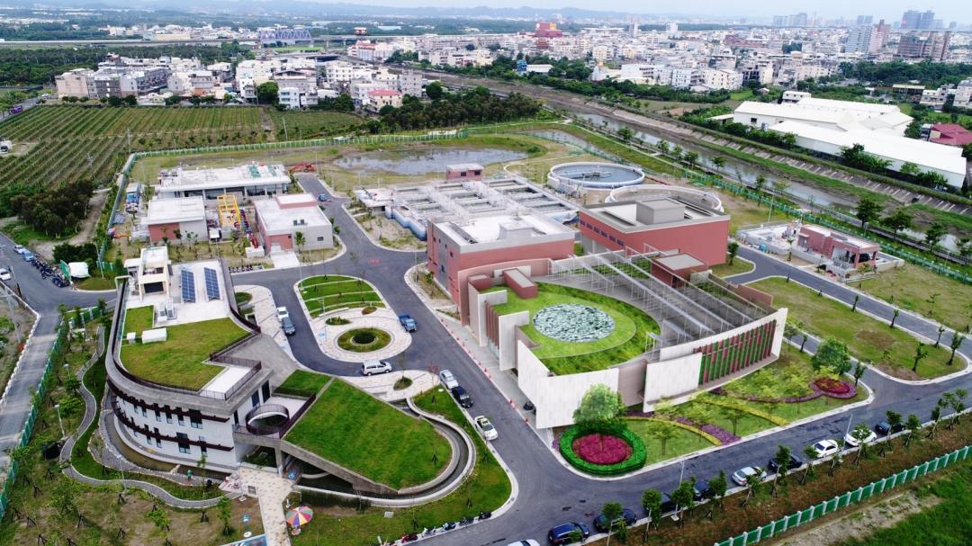 因應北高雄未來產業發展用水需求，高市府已向內政部營建署爭取預算，將採BTO促參方式推動楠梓及橋頭再生水廠，預估投入興建成本約需60餘億元，圖為橋頭再生水廠模擬圖。（圖:高市府水利局提供）