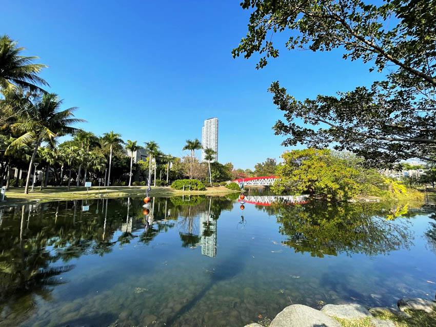 南高雄中央公園坐擁綠地、商圈與捷運優勢，景觀宅市場當紅。