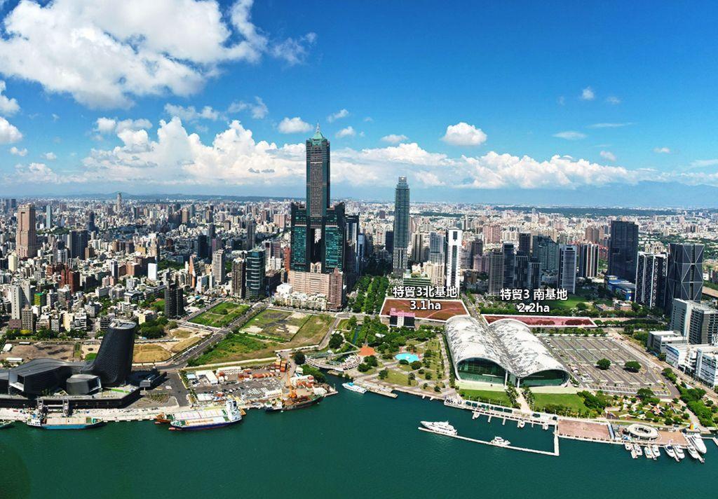 特貿三公辦都更案是亞灣2.0計畫首件簽約招商案，預計於4至6年後，約可新增10至15萬坪產業辦公研發、會展會議與企業營運總部、研發及訓練等空間，創造至少4千個就業機會。（圖：高市府提供）