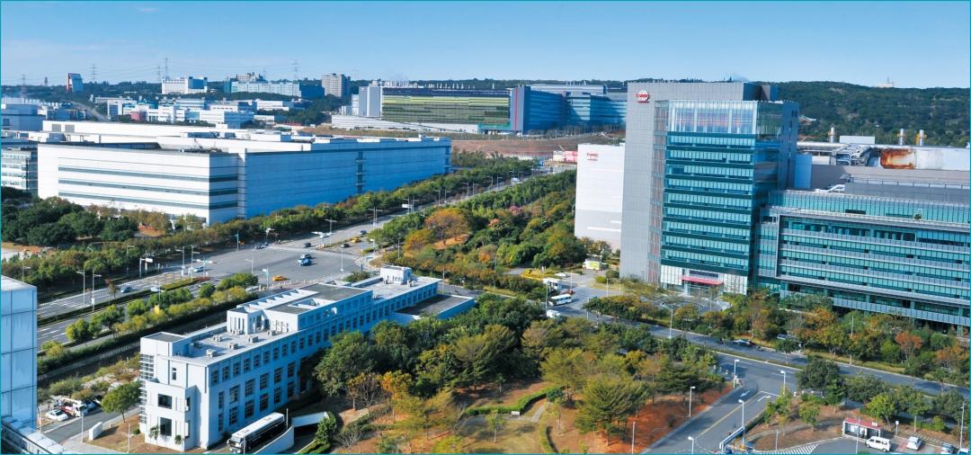 台積電等知名大廠均在中科園區蓬勃發展中。(圖/中科管理局提供)