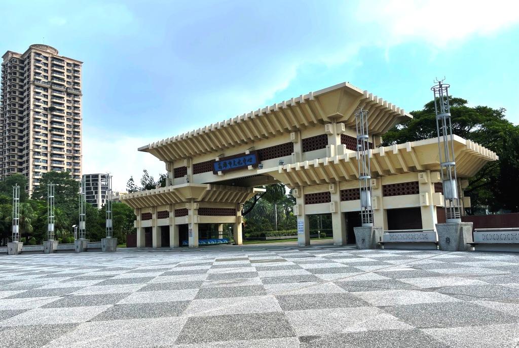 高市文化中心的綠意環境，成為許多市民休閒賞景重要據點。