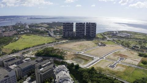 淡海新市鎮「港平營區」舊址公共工程完工。(圖：營建署新鎮組提供)