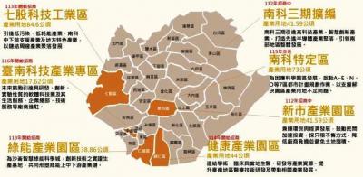 台南擁多產業園區、人才、短鏈優勢 續爭取1.4奈米先進製程落腳