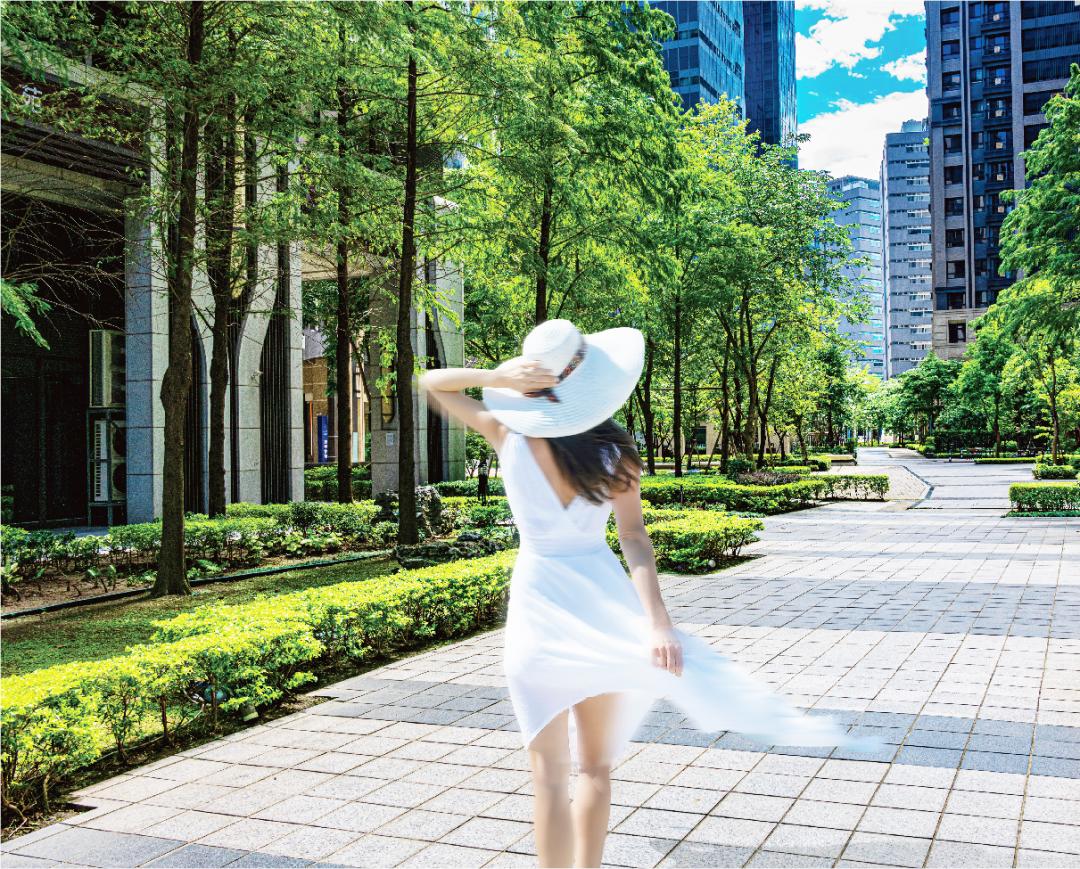 綠廊道。