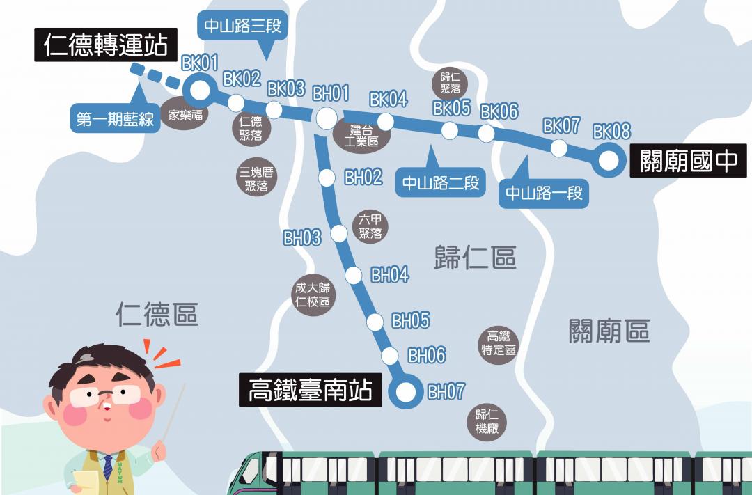 南市推動捷運系統將串連府城、南科、沙崙產業三核心，提升台南科技產業，帶動沿線城市發展，吸引居住人口，使台南市進化成科技新城，捷運已核定的四條路線，估計總經費約2285億，除中央負擔1392億，南市須負擔892億。(圖:南市府交通局提供)