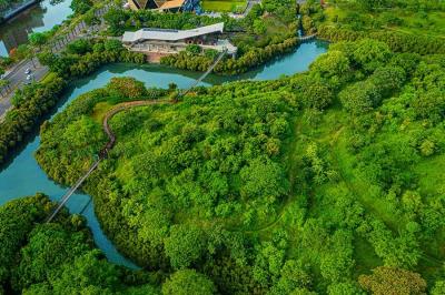 世界級景觀在家前 「森悦」正對12.6頃濕地公園首席