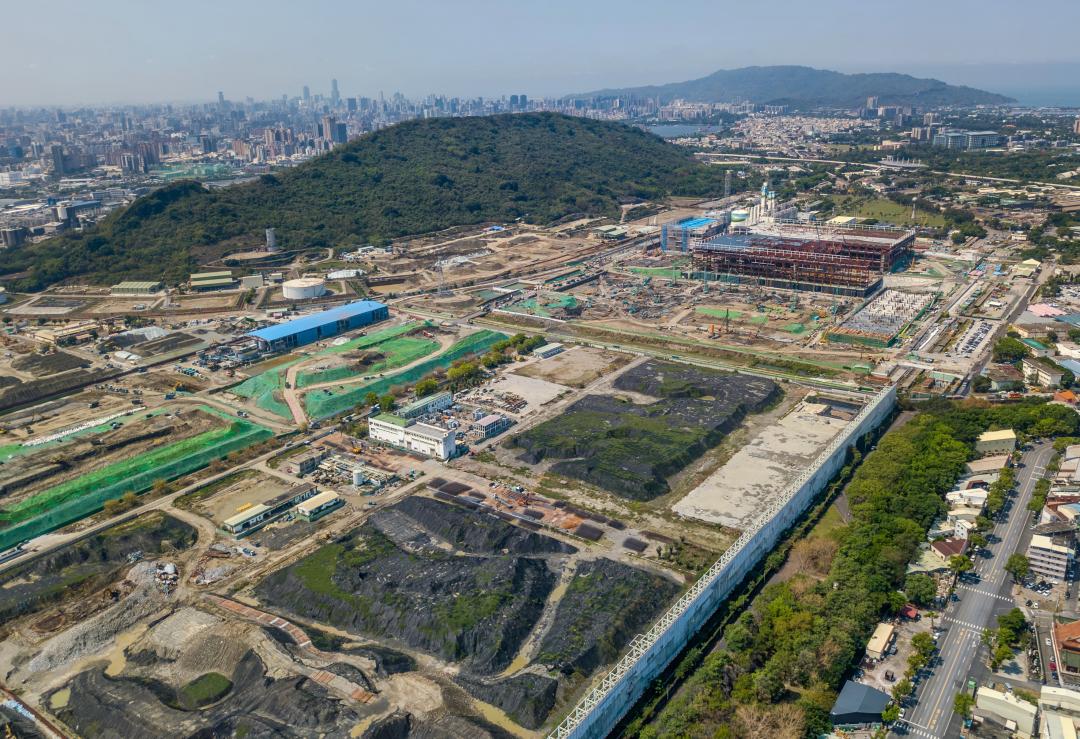 藍田公園生活圈約10分鐘車程連結台積電楠梓廠區。(圖:海宇國際提供)