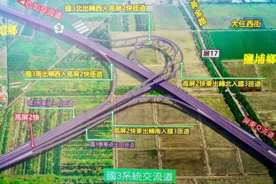 高屏二快力拼明年動工  屏縣推動「一捷、二鐵、三快速」交通路網成型