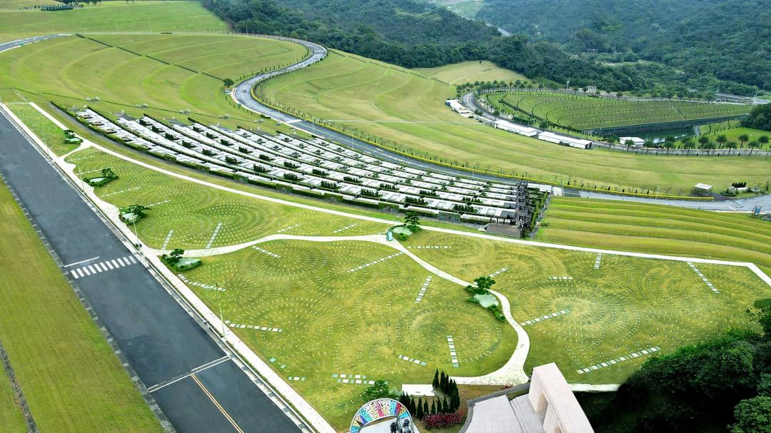 基福山生命園區空拍。（麗寶提供）