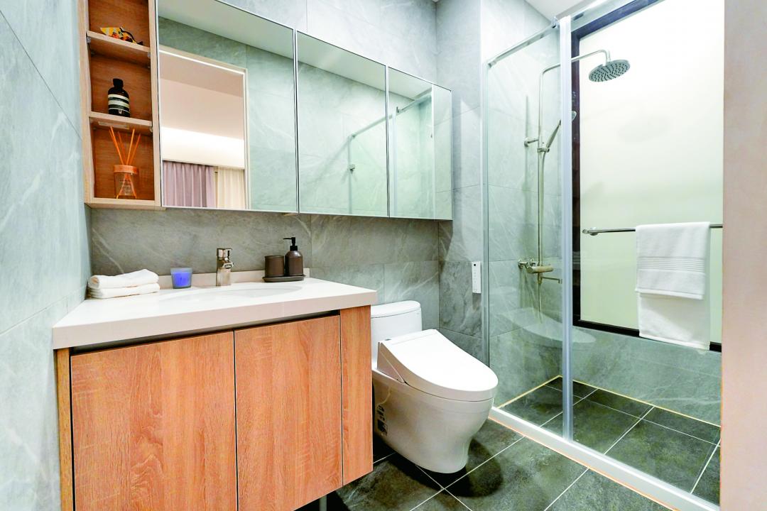 C主臥衛浴採乾濕分離。