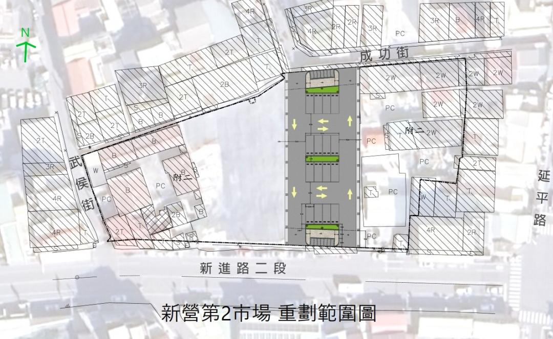 「新營第二市場的市地重劃，不僅是土地重新整理，更是為地方注入創新與活力的關鍵工程，重劃計畫書已於今年5月26日經內政部審議具有共識，計畫書內容修正後審定，將正式進入都市計畫發布及市地重劃實質推動階段。(圖:南市府地政局提供)