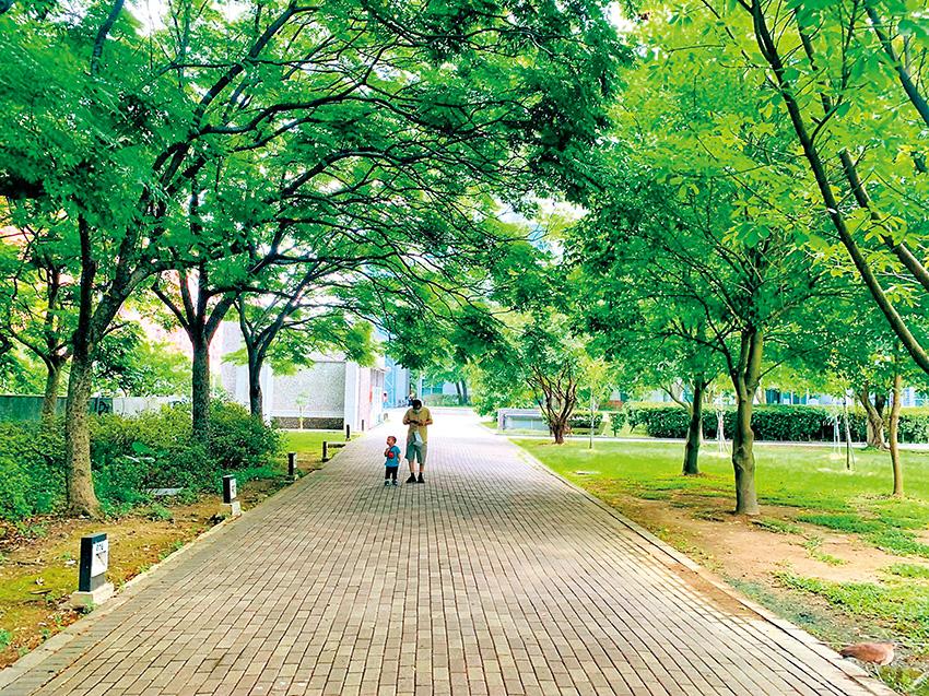 四號公園為中永和最大綠地。