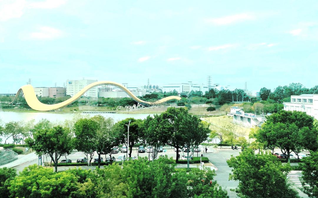 北外環快速道路三期完工通車後，九份子水岸生活圈可迅速連通南科園區。