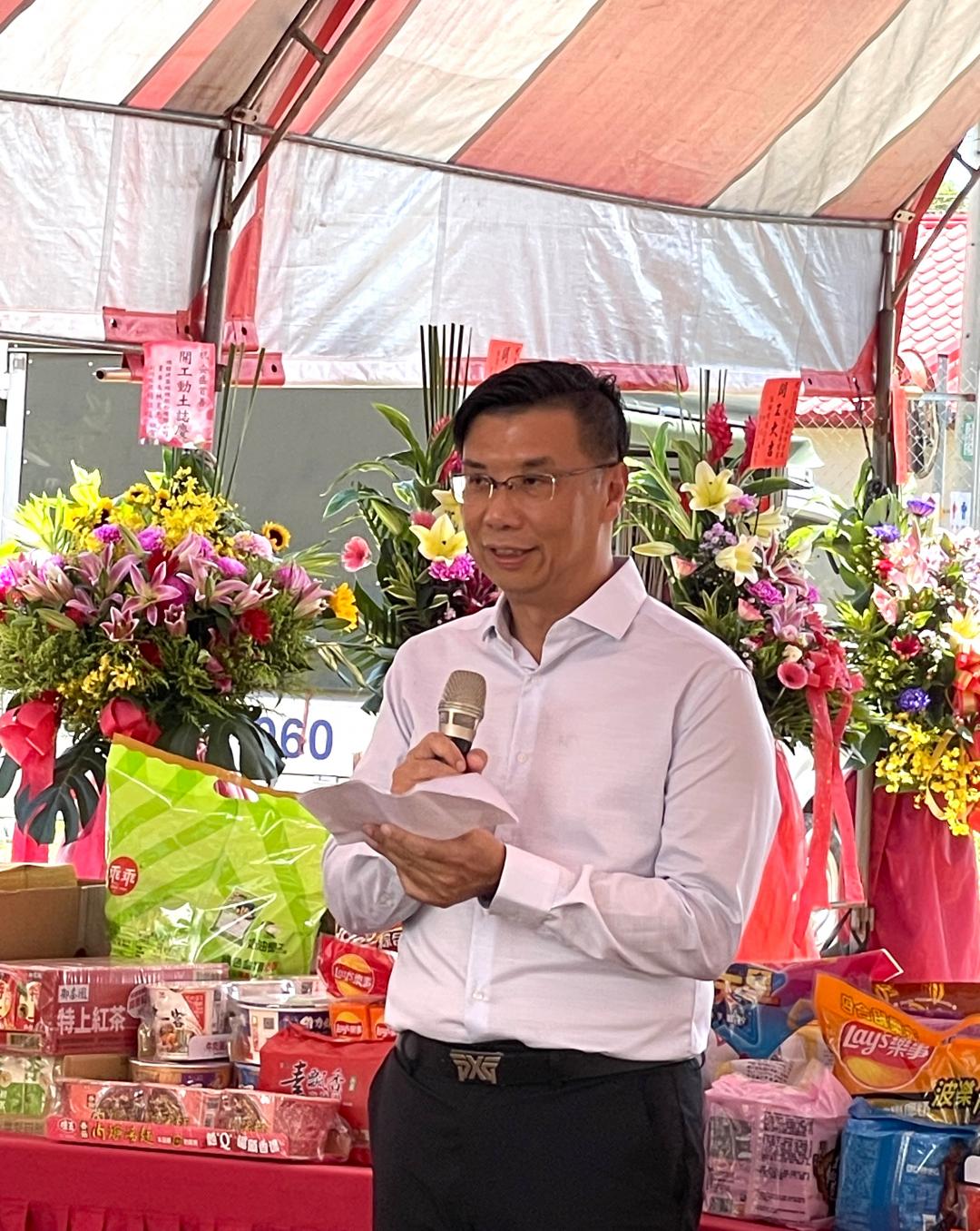 安盛建設董事長許凱喆看準善化茄拔地區仍是房價低底區，未來隨著交通建設與就業人口增加，因此選在該區蓮潭國中學區規劃21%低公設比華廈。