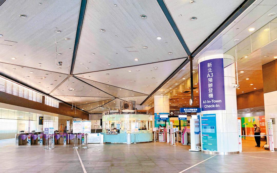 副都心擁3個捷運站，其中A3可直掛行李到桃園機場。