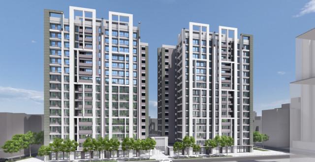 「大直藏璽」公辦都更啟動招商，將興建地上16層新大樓。（台北住都中心提供）