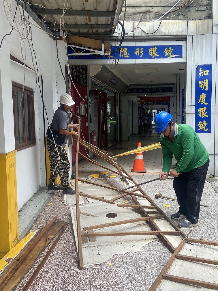 自今年1月至6月止，台北市建管處已處理違建2,823件。（台北市政府提供）