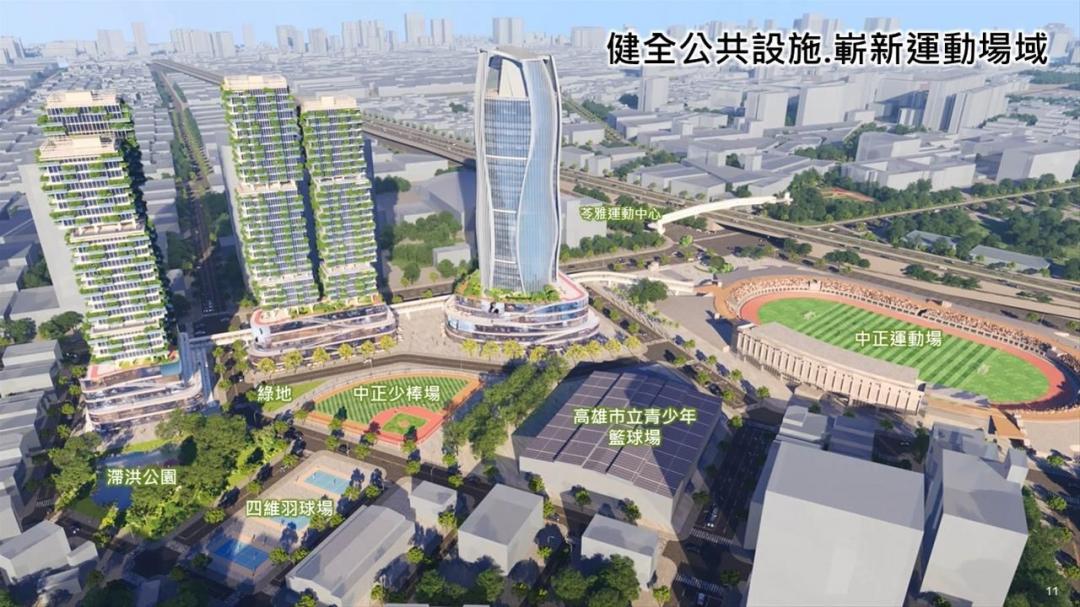 高市捷運局再辦理B及C基地公告招商，並於今(25)日高雄舉辦招商說明會，吸引近30家投資團隊齊聚參加，高市府捷運局期許與民間攜手合作，將 O9 苓雅運動園區站打造為一座運動休閒創意街區。(圖:高市府捷運局提供)