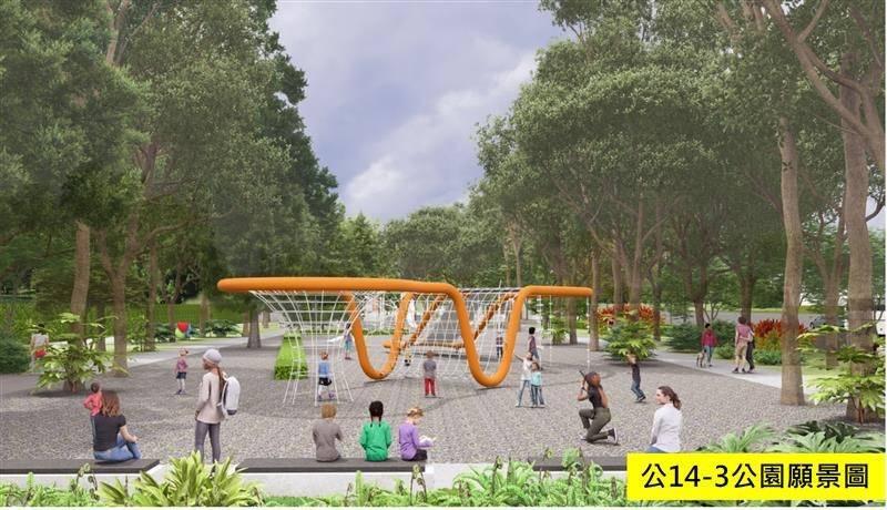 開發區樹木以保留為優先原則，確保這些老樹不僅繼續守護園區，也讓開發完成時民眾即有大樹可遮蔭乘涼，成為市民生活中可親近的自然夥伴。 (圖:南市府地政局提供)