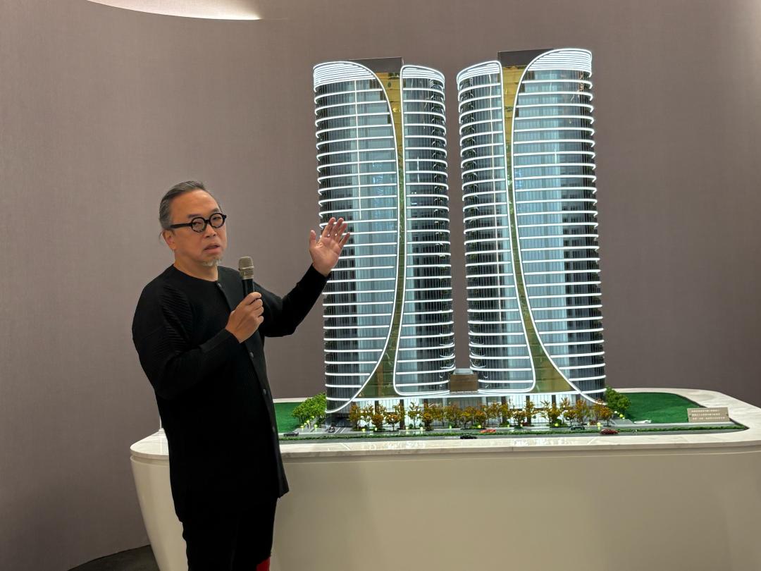 Aedas凱達環球全球溫子先博士打造新莊副都心商辦案「國家壹號廣場」(圖/記者張瀞勻攝)