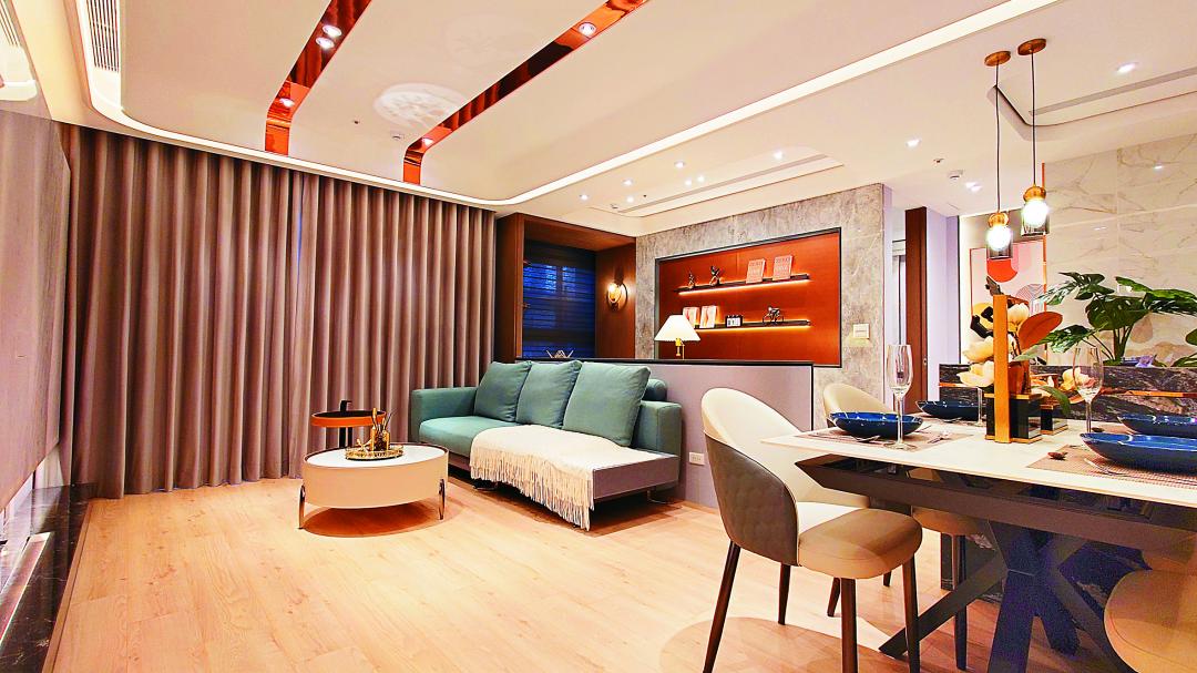 「宜雄盛筵」主推49坪4房3衛浴產品。 