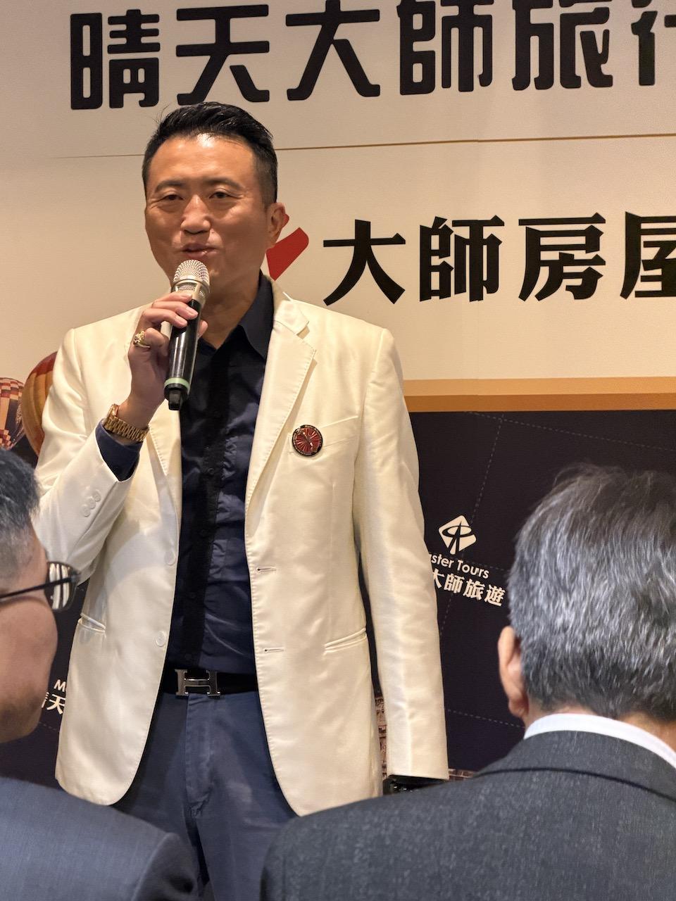 大師房屋董事長陳建慶。（記者朱語蕎攝）