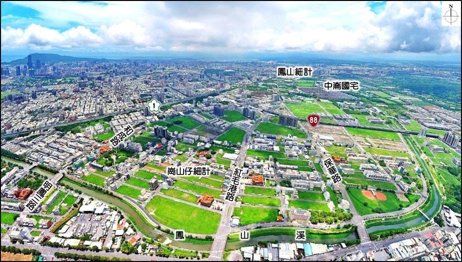 大林蒲遷村安置地都市計畫變更作業係新材料循環產業園區報編作業的一環，安置地目前公共設施已經相當完善，設有社區公園、市場、學校、圖書館、日照中心、托嬰中心等，診所、便利商店應有盡有。(圖:高市府提供)