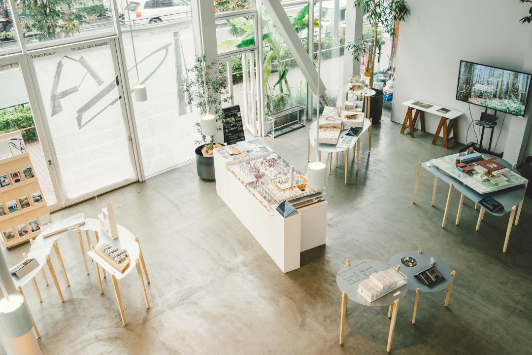 《A Joint Future：TAIWAN ADA Awards in JAPAN》展館現場。（建築世代會提供）