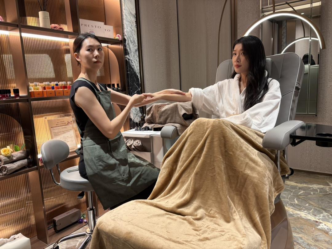 「雙橡園2279」與「SWISSPA」合作導入美容服務。(圖/記者張瀞勻攝)