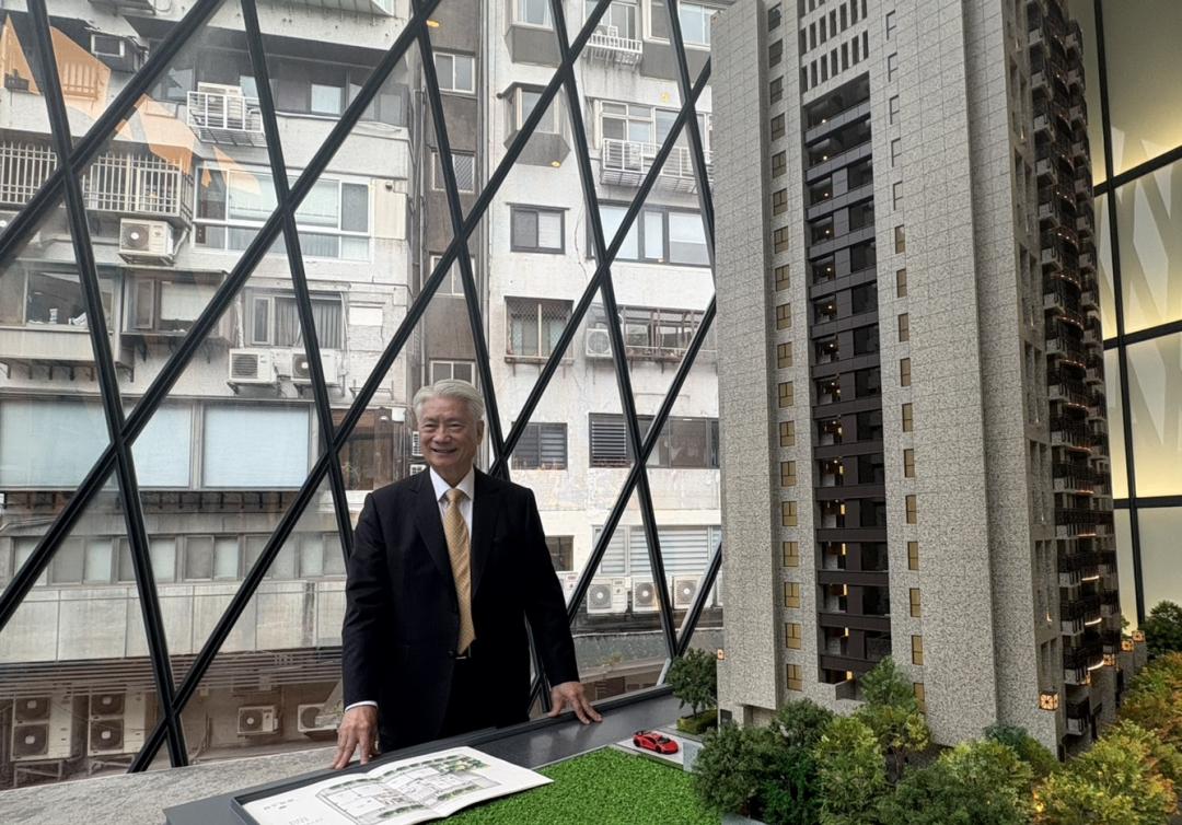 德運建設董事長林財于坦言，都更是否推得動，最核心的關鍵不是政策，而是「地主能否團結」。(圖/記者張瀞勻攝)