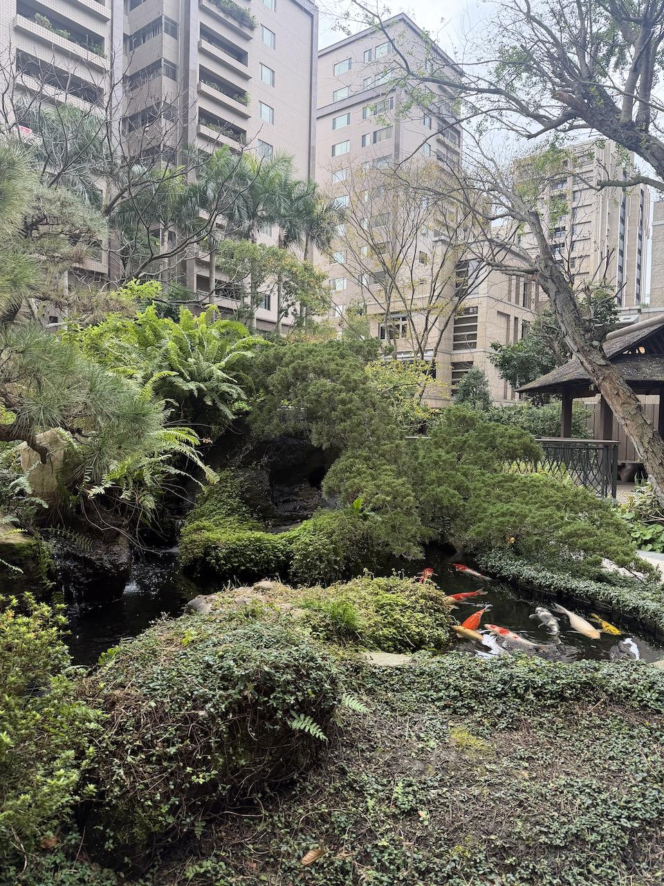 生態庭園規劃小溪、綠徑，引進多樣植物。