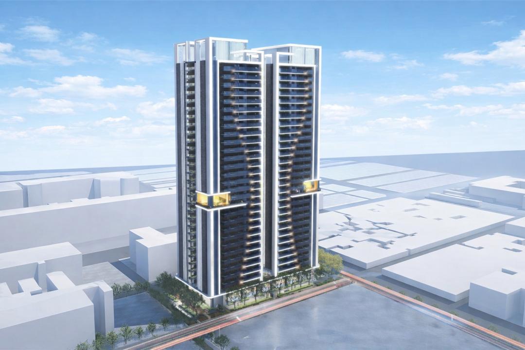 春福將投入50億元，興建1.55萬坪複合式住宅及商辦，低樓層做銀行、金融、資產管理等商業使用，高樓層規劃優質住宅。(圖:高市府捷運局提供)
