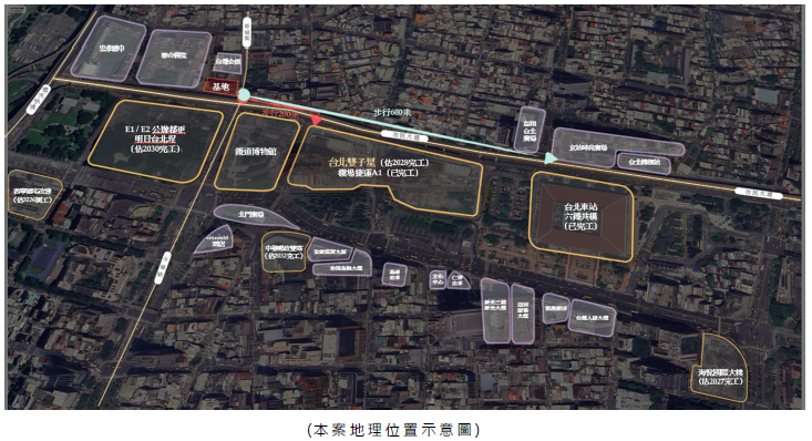 本次「玉泉段」住宅開發案,將由三北建設與秝新公司共同合建。(圖/三井不動產提供)