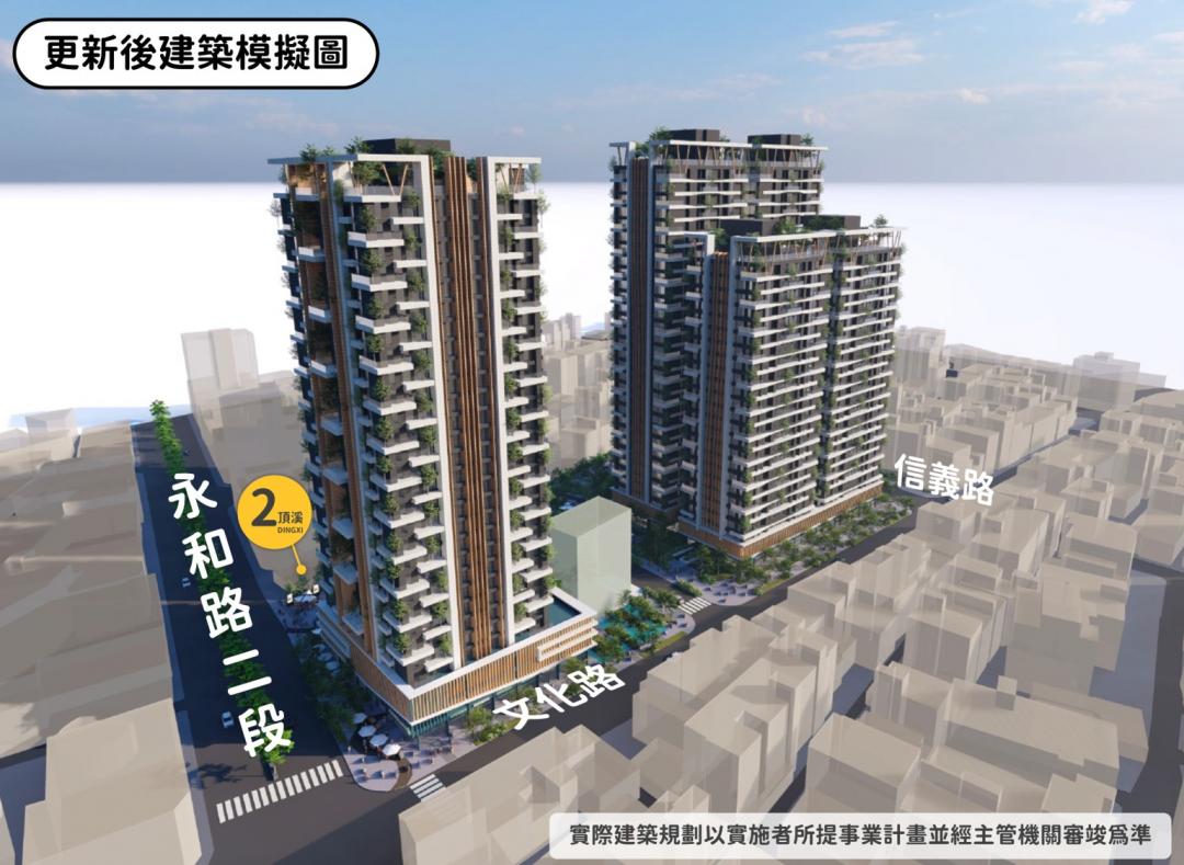 「新北市永和頂溪捷運周邊公辦都更案（A區）公開評選實施者招商案」基地面積約1.67公頃，涵蓋住宅區與商業區。(圖/新北住都中心提供)