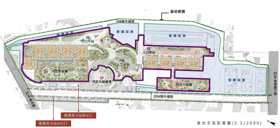 平面圖。（新北市城鄉發展局提供）