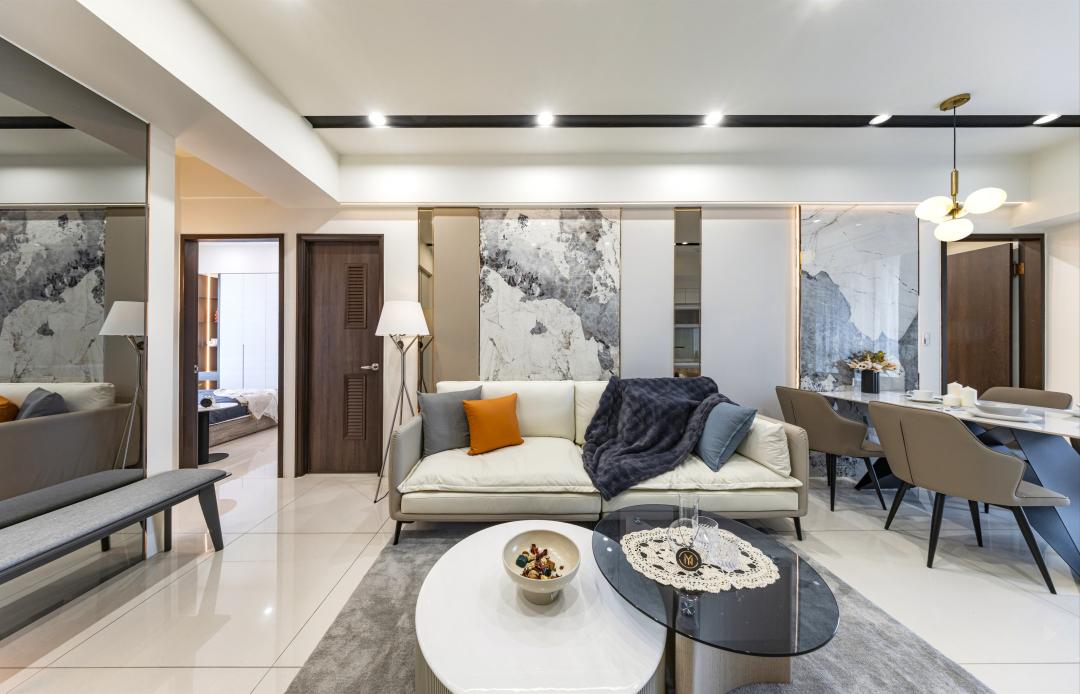 「晶灣STAR」公設比僅約24.5%，讓室內空間更開闊充裕。(圖:業者提供)