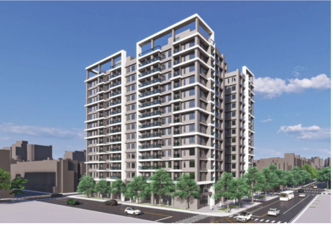 「南機場整宅單元4」完工模擬圖。（台北住都中心提供）