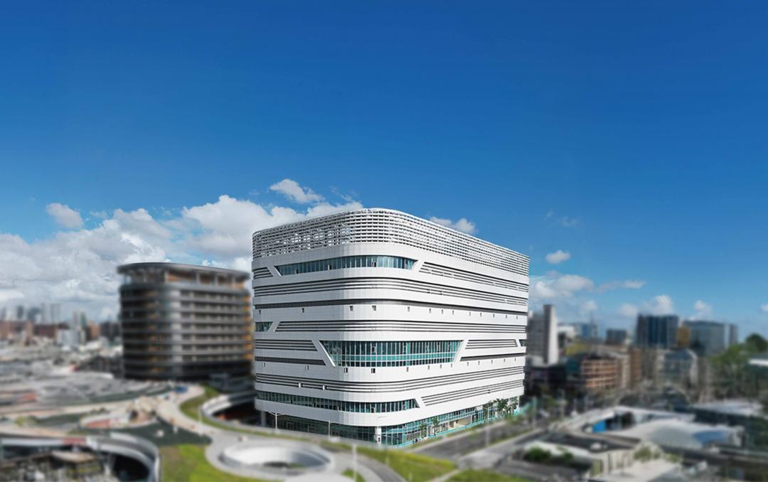高雄車站商業大樓完工示意圖。（環球購物中心提供）