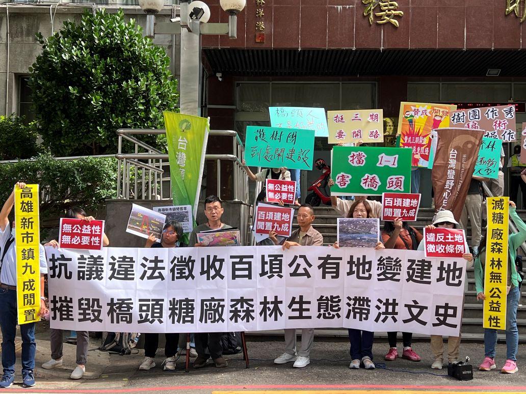民間團體呼籲，1-1道路、2-3道路(捷運紫線)的規劃，為符合區段徵收之「公益性」、「必要性」法令要求，應尋求道路最低衝擊生態與文史方案，與徵收面積最小方案。(圖:森林城市協會提供)