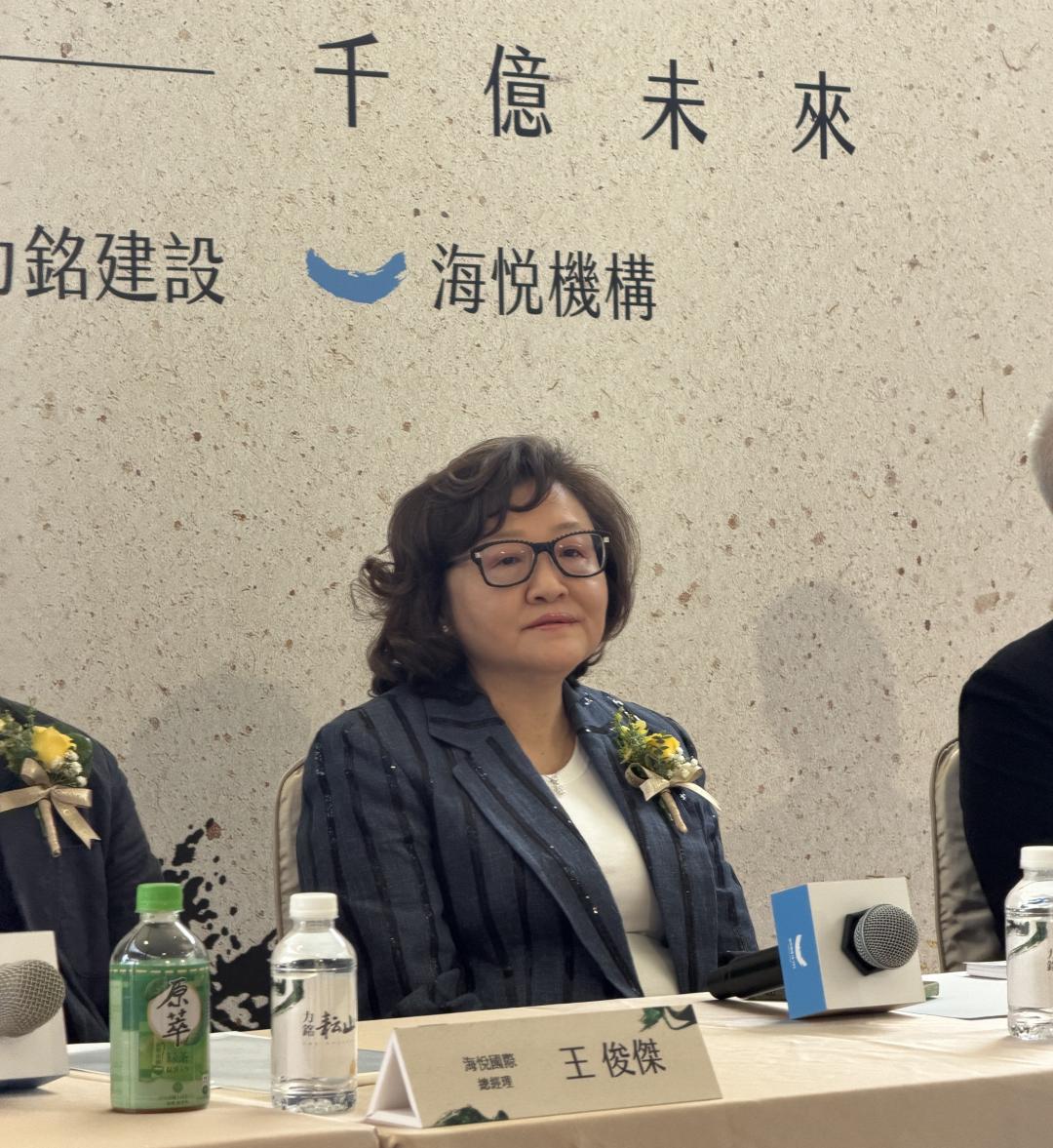 郭淑珍成立新品牌力銘建設，繼續在房地產界打拼。（記者朱語蕎攝）