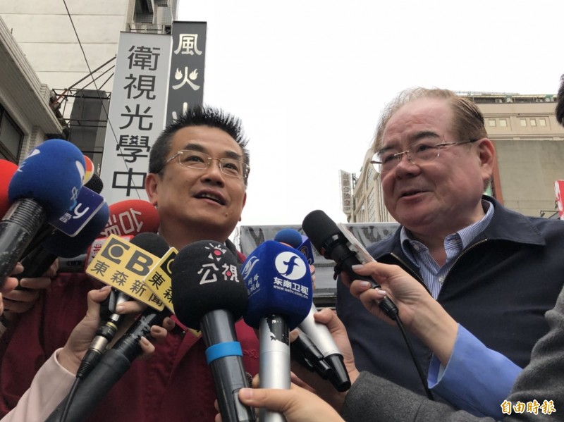 鄭世維自行宣布敗選。（記者周湘芸攝）