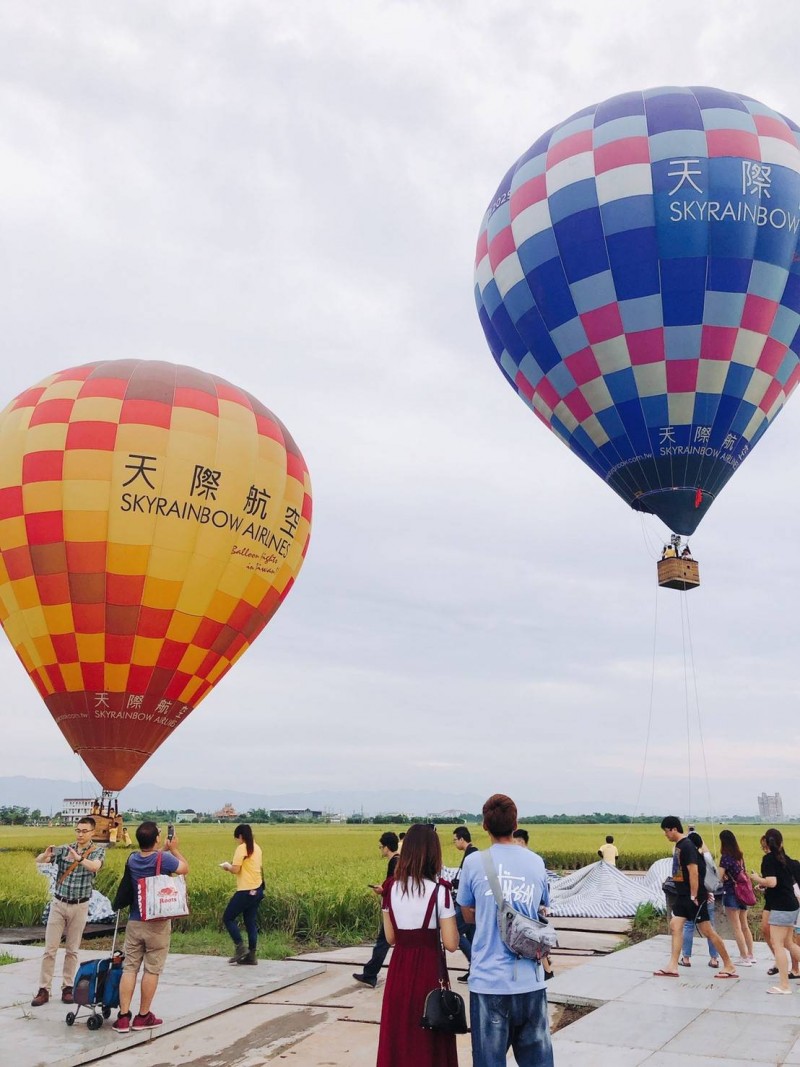 熱氣球嘉年華活動今天開幕。（圖由冬山鄉公所提供）