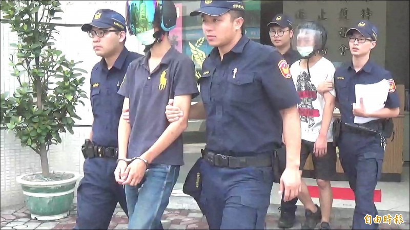 警方訊後依法將少年送辦。（記者王宣晴攝）