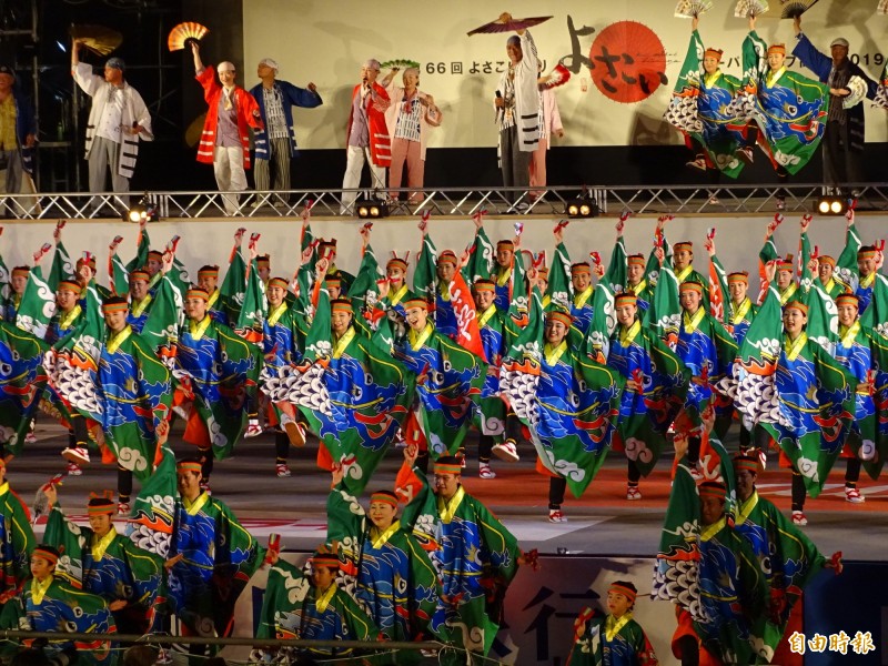 日本高知夜來祭台灣學童泰雅族舞蹈搶眼 生活 自由時報電子報
